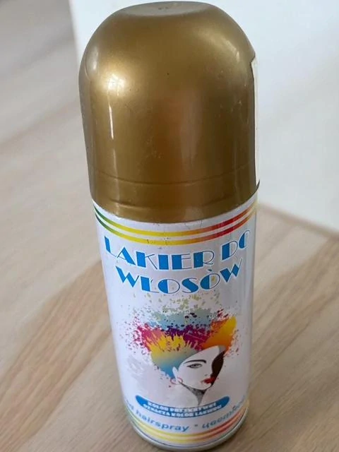 ZLATÁ barva na vlasy ve spreji