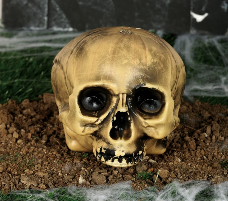 karnevalový doplněk na halloween LEBKA