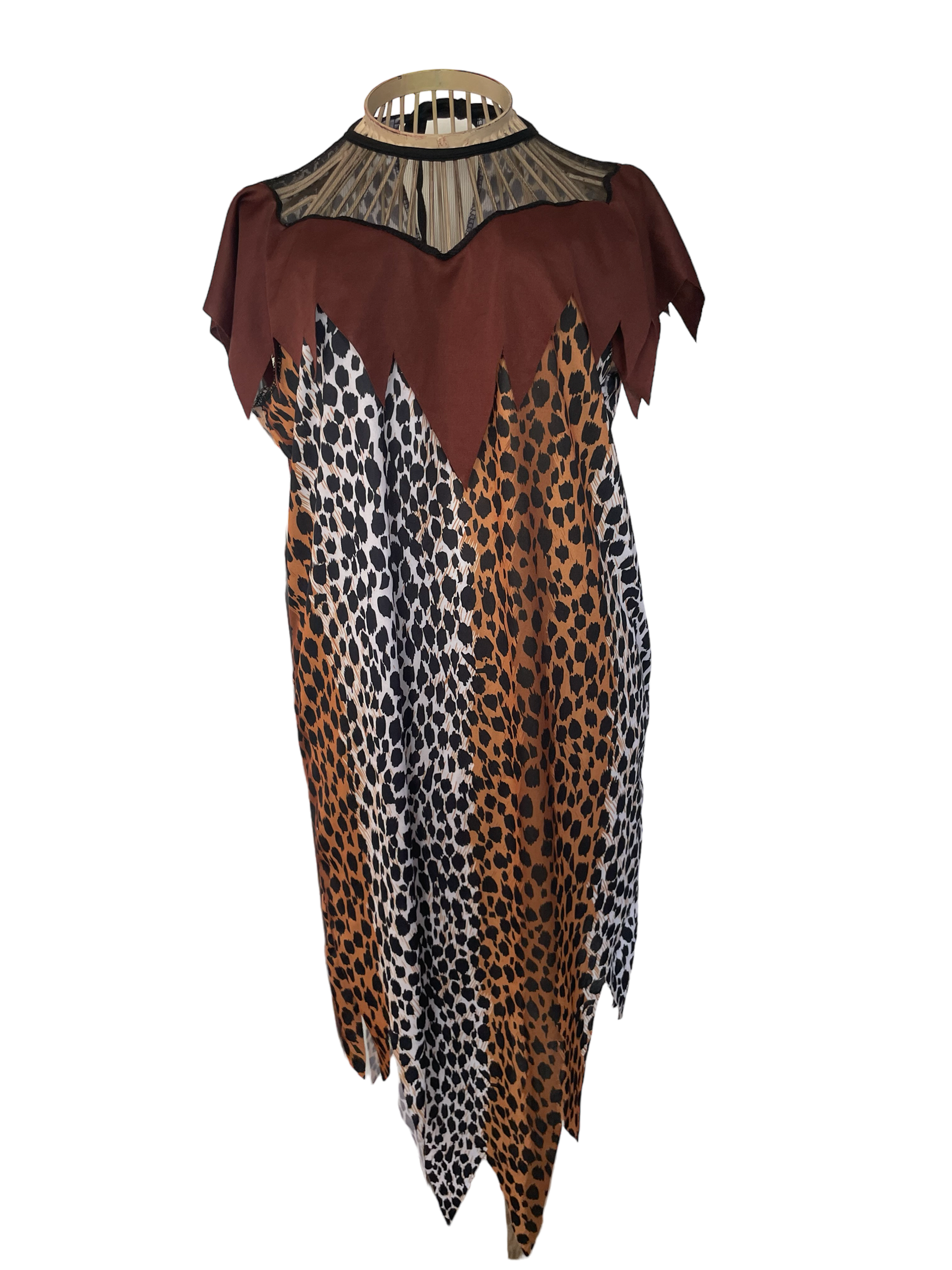 karnevalový kostým šaty LEOPARDÍ, PRAŽENA vel. 36