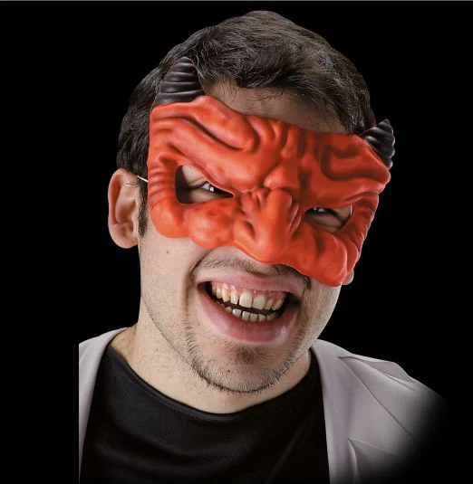 karnevalový doplněk maska ČERT