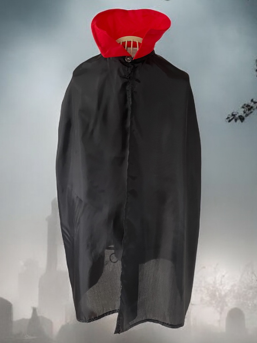 karnevalový kostým PLÁŠŤ UPÍR, ČARODĚJ vel. 7-10 let