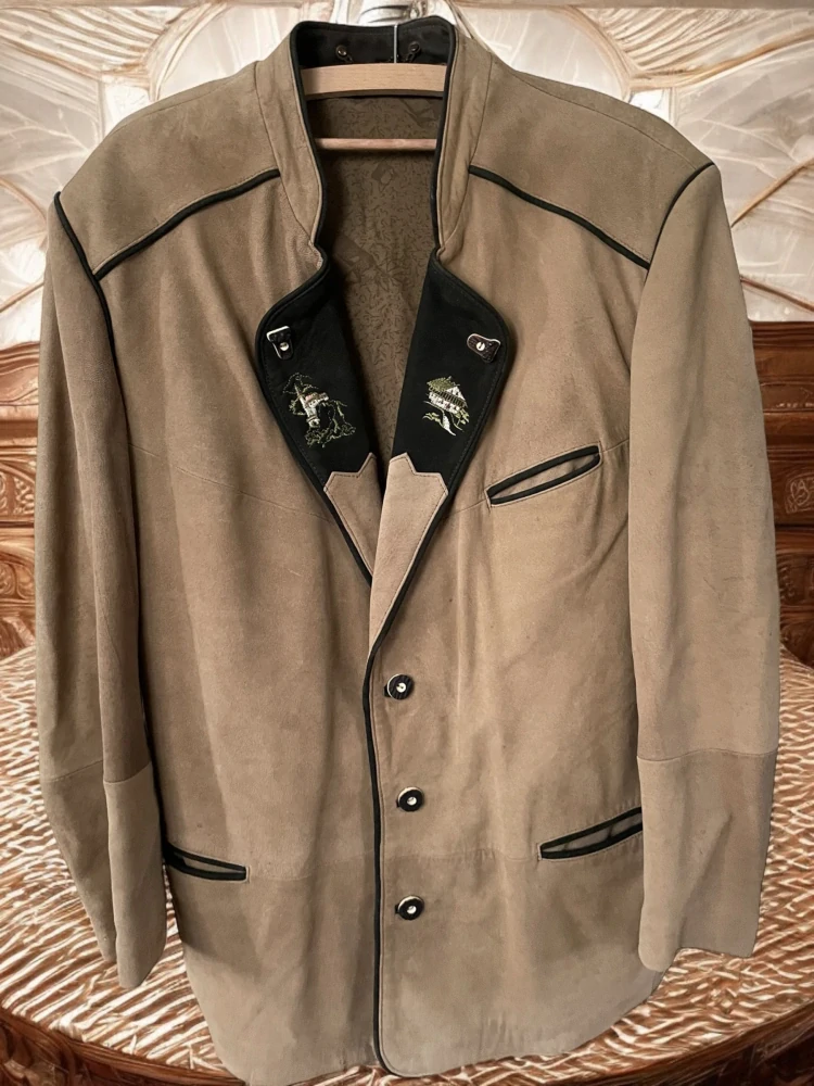 pánská kožená bunda v selském stylu vel.XL/XXL