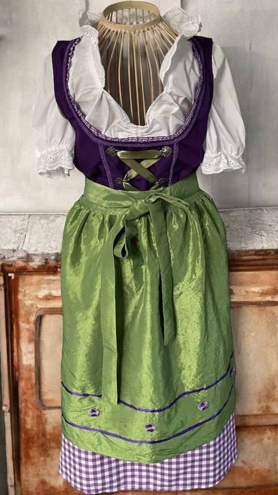 dámské šaty dirndl selský styl vel. 36