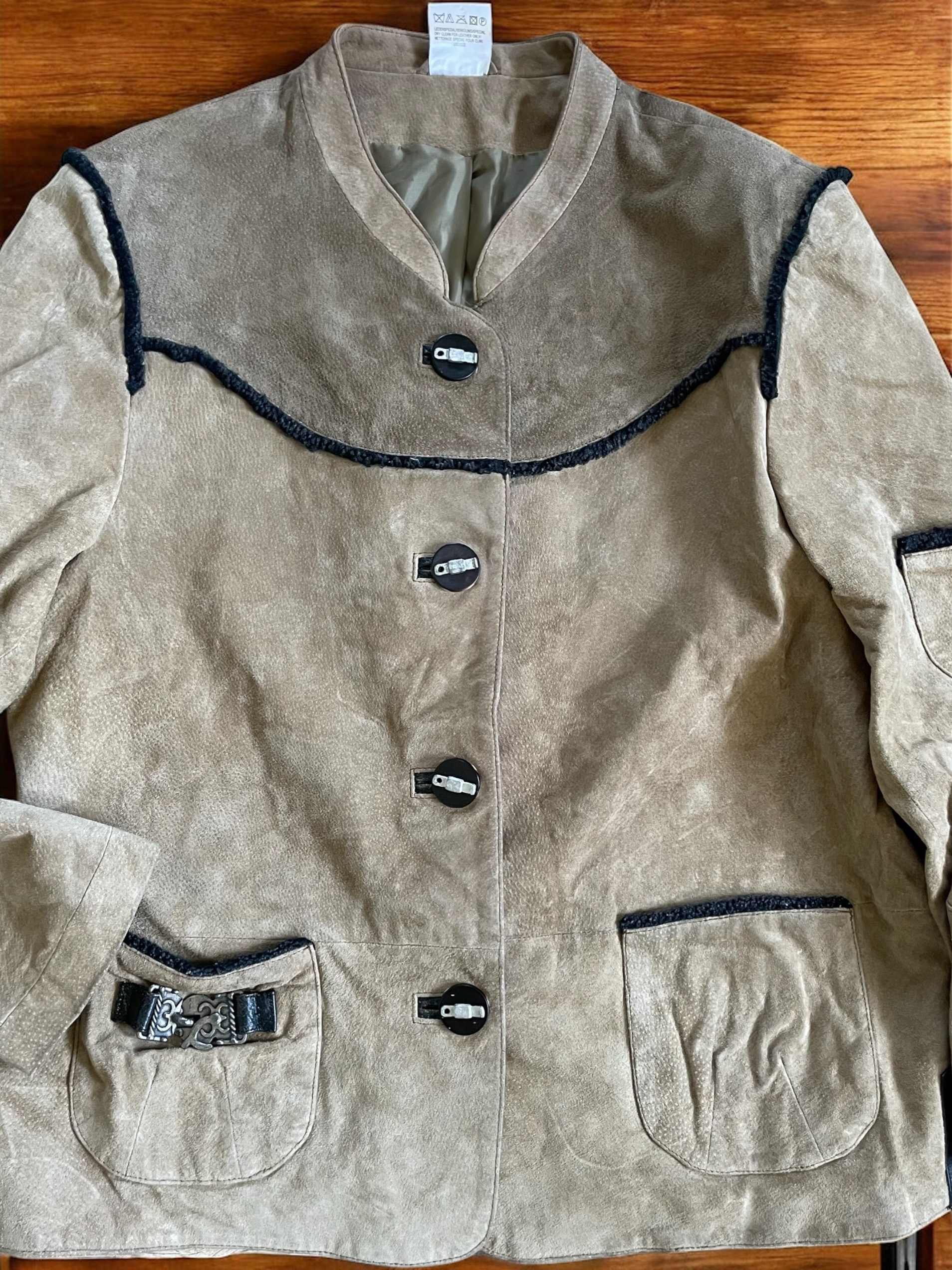 dámské kožené sako, bunda selská, dirndl vel. 42