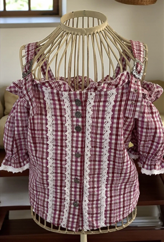 Dámská halenka v selském, country stylu vel. 38