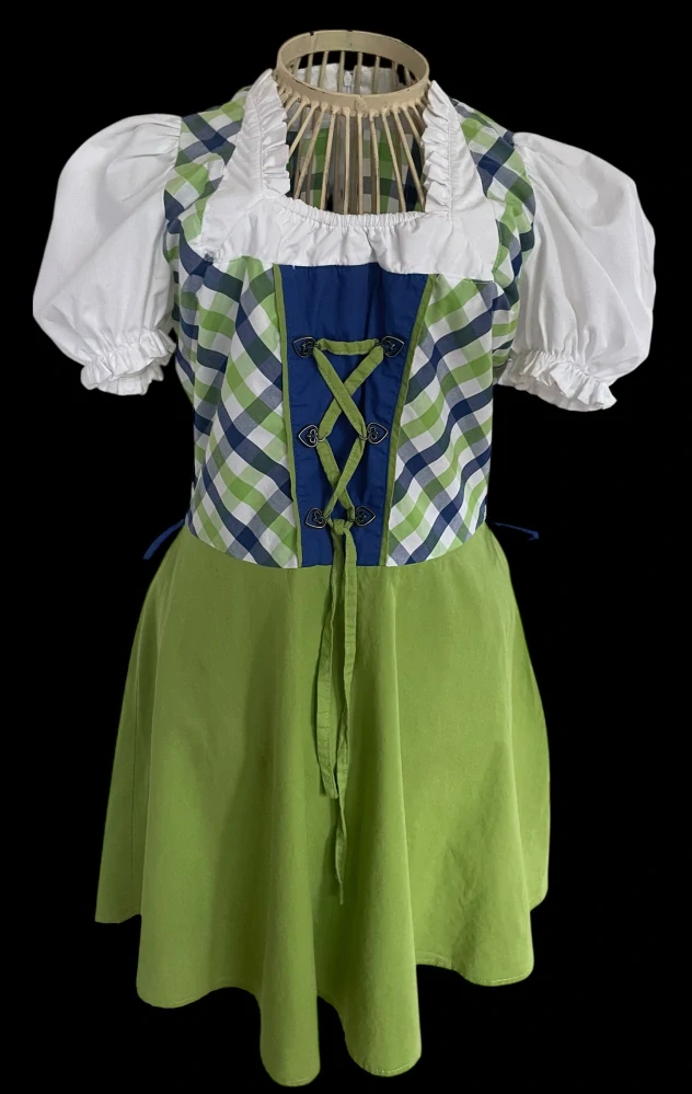 Dámské šaty dirndl, selský styl vel. 36/38