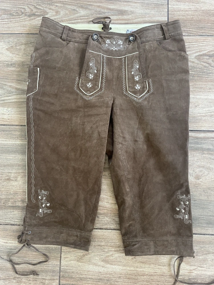 Pánské kožené dirndl kraťasy vel. S/M