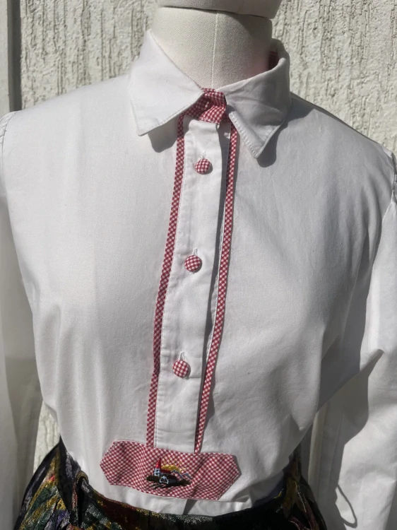 Dámská dirndl, selská, country košile halenka  vel. 42