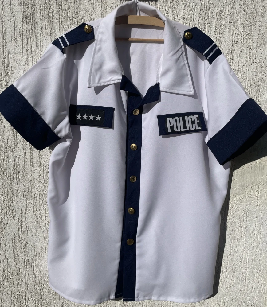 Karnevalový kostým halena POLICISTA vel. XXL