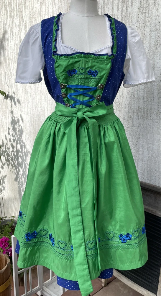 Dámské dirndl šaty selský styl vel. 40
