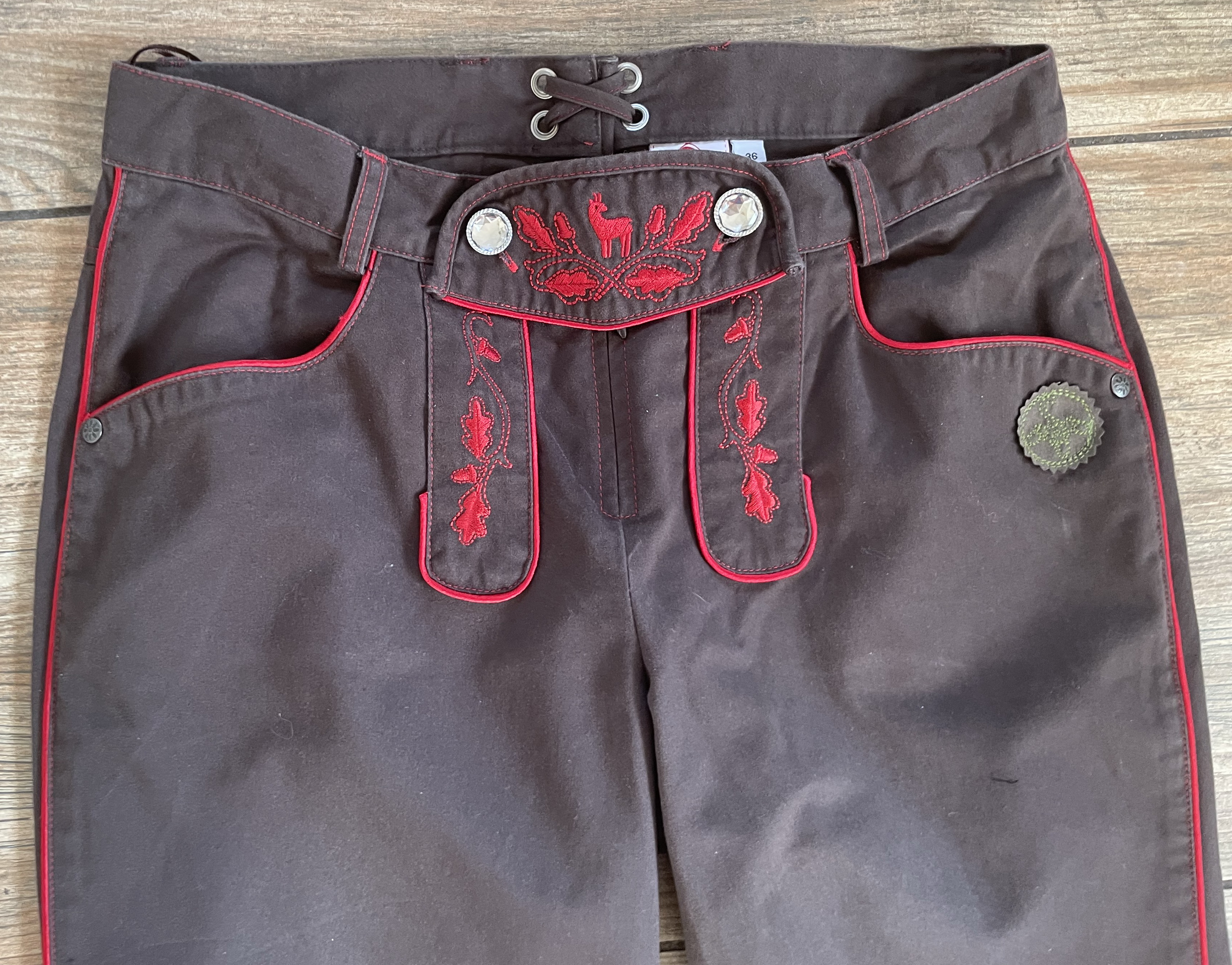 dámské DIRNDL 3/4 kalhoty, kratasy 