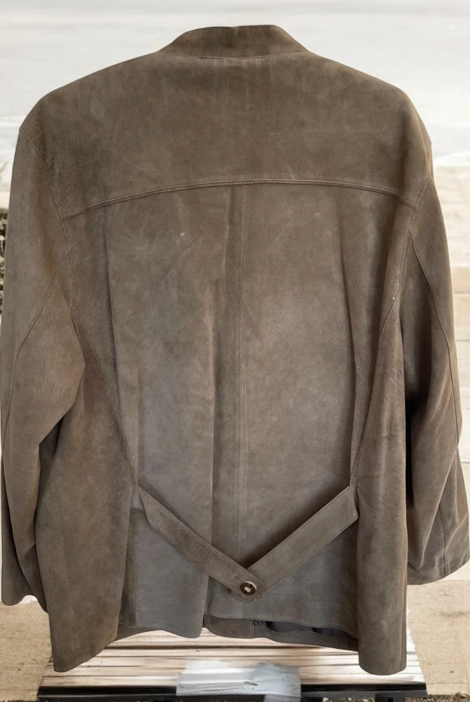 pánská kožená bunda sako v selském stylu vel. XXL