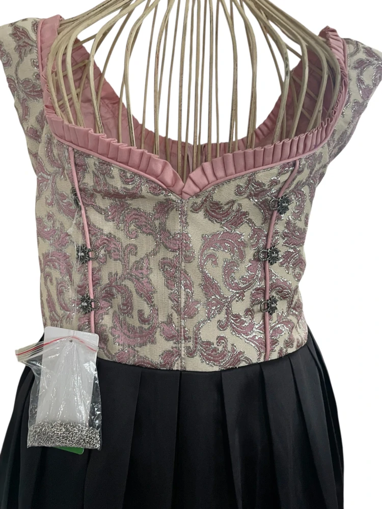 dámské elegantní dirndl šaty, selský styl vel. 40