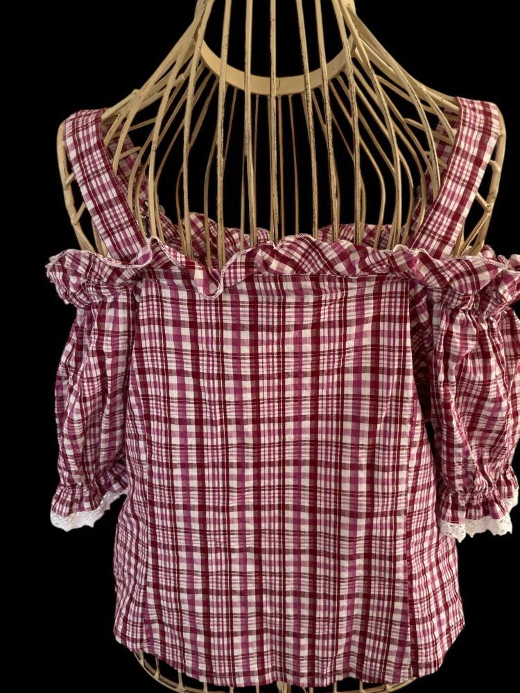 Dámská halenka v selském, country stylu vel. 38