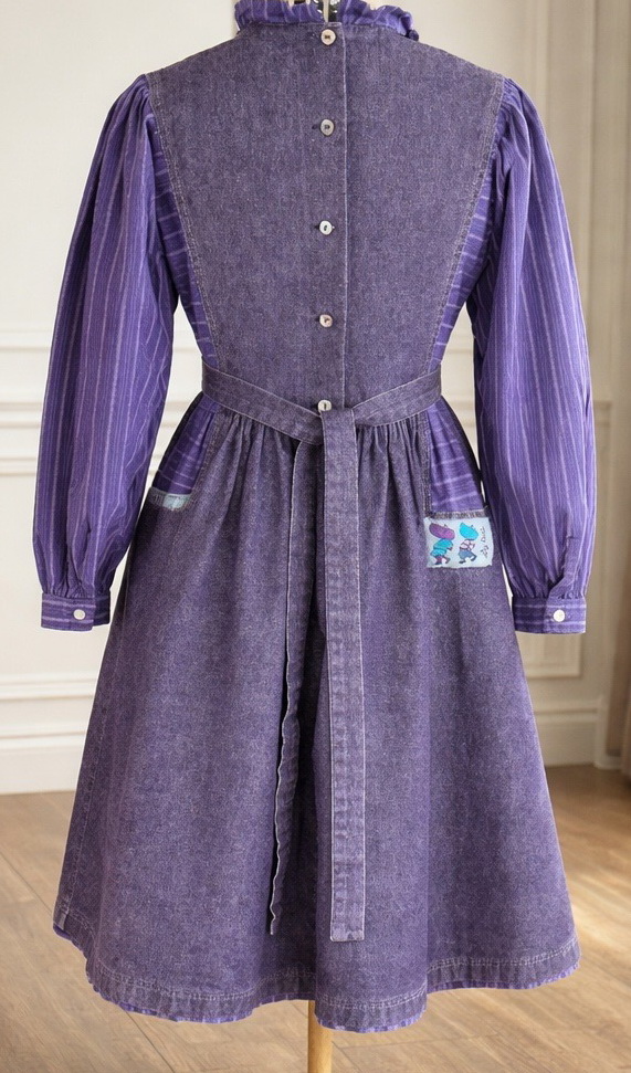 Dívčí šaty vintage styl vel. 8-10 let