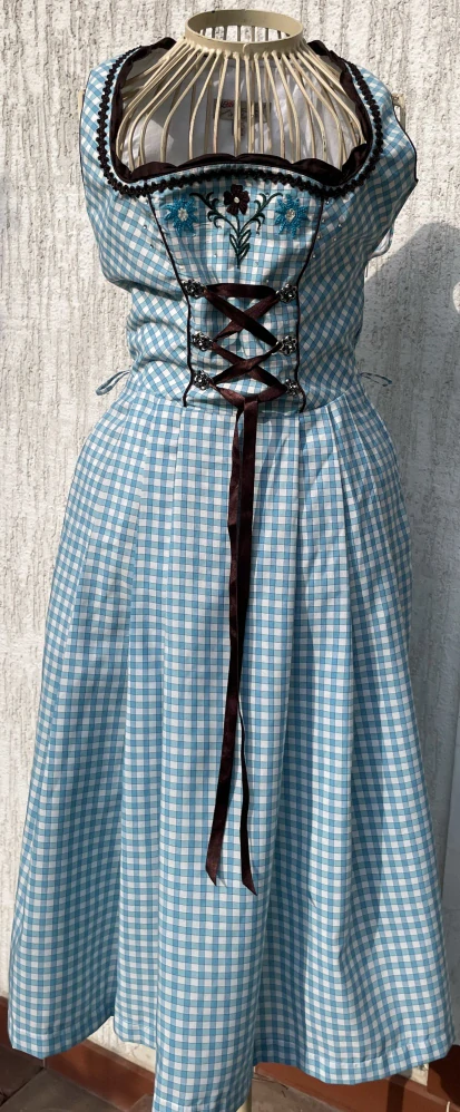 Dámské dirndl šaty, selský styl vel. XXS