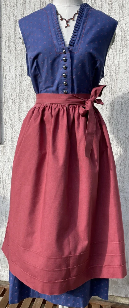 Dámské selské dirndl šaty se zástěrou vel. 38