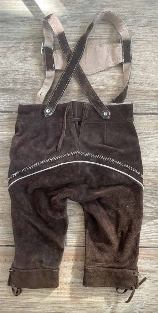 Chlapecké kožení dirndl selské kalhoty alá prostý hoch vel. 74