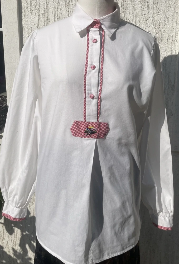 Dámská dirndl, selská, country košile halenka vel. 42