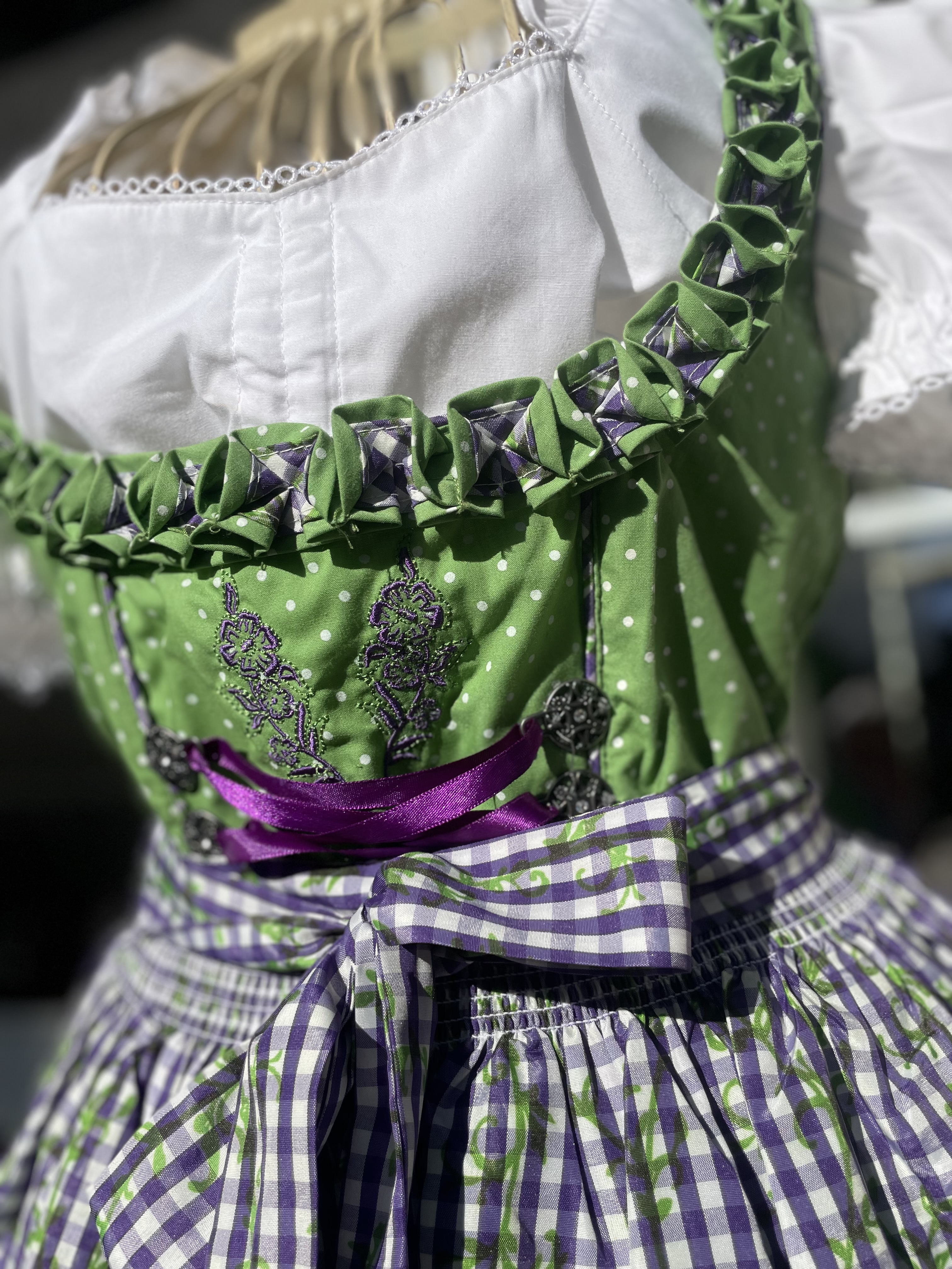 Dámské dirndl šaty selský styl vel. 36