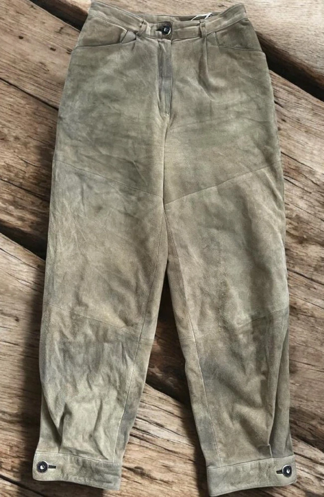 dámské kožené kalhoty western, selské, country vel. 36