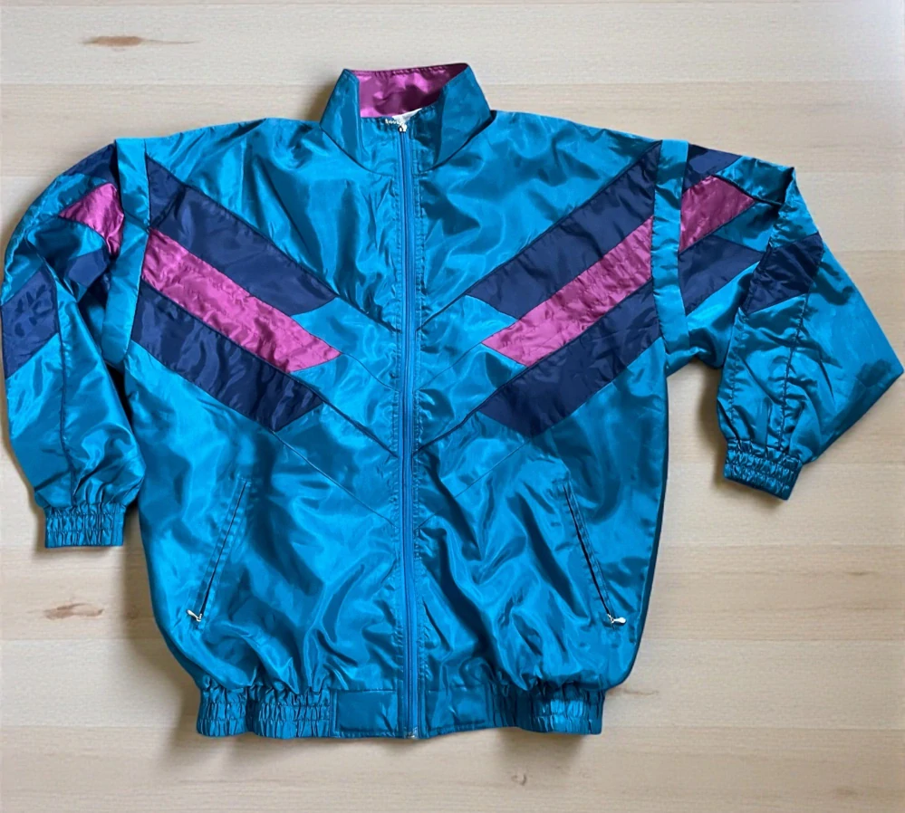 Karnevalový kostým real RETRO šusťáková souprava, šusťákovka 80. léta vel. M