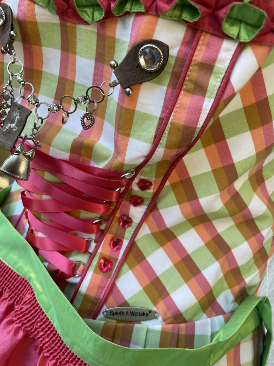 Dámské dirndl šaty, selský styl vel. 36