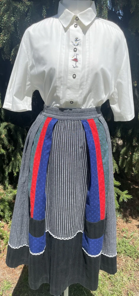 Dámská sukně v selském, country stylu vel. S
