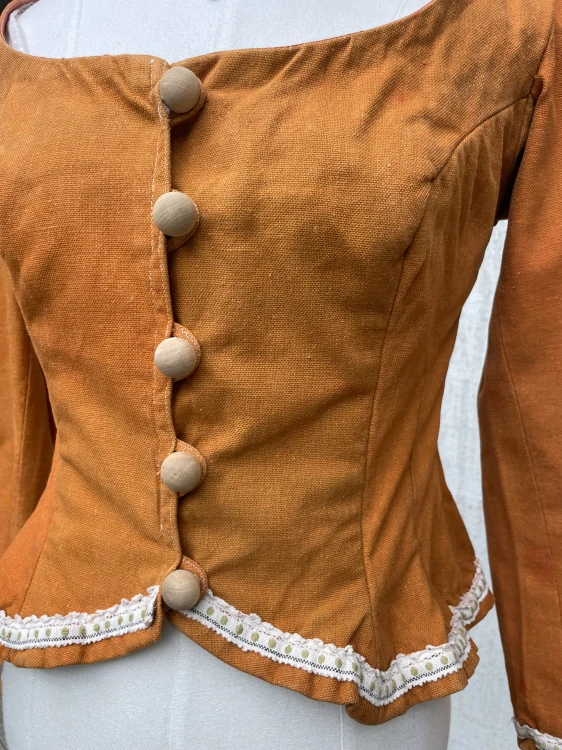 Karnevalový divadelní kostým živůtek v historickém stylu vel. 38