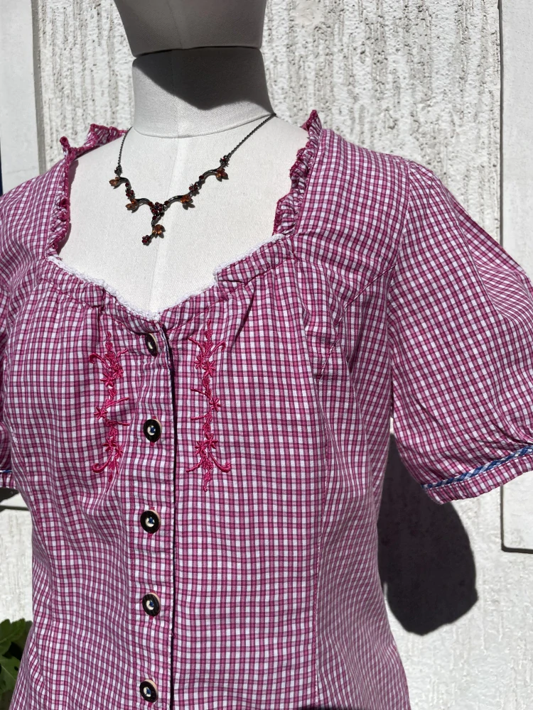 Dámská halenka v dirndl, selském, country, western stylu vel. 42