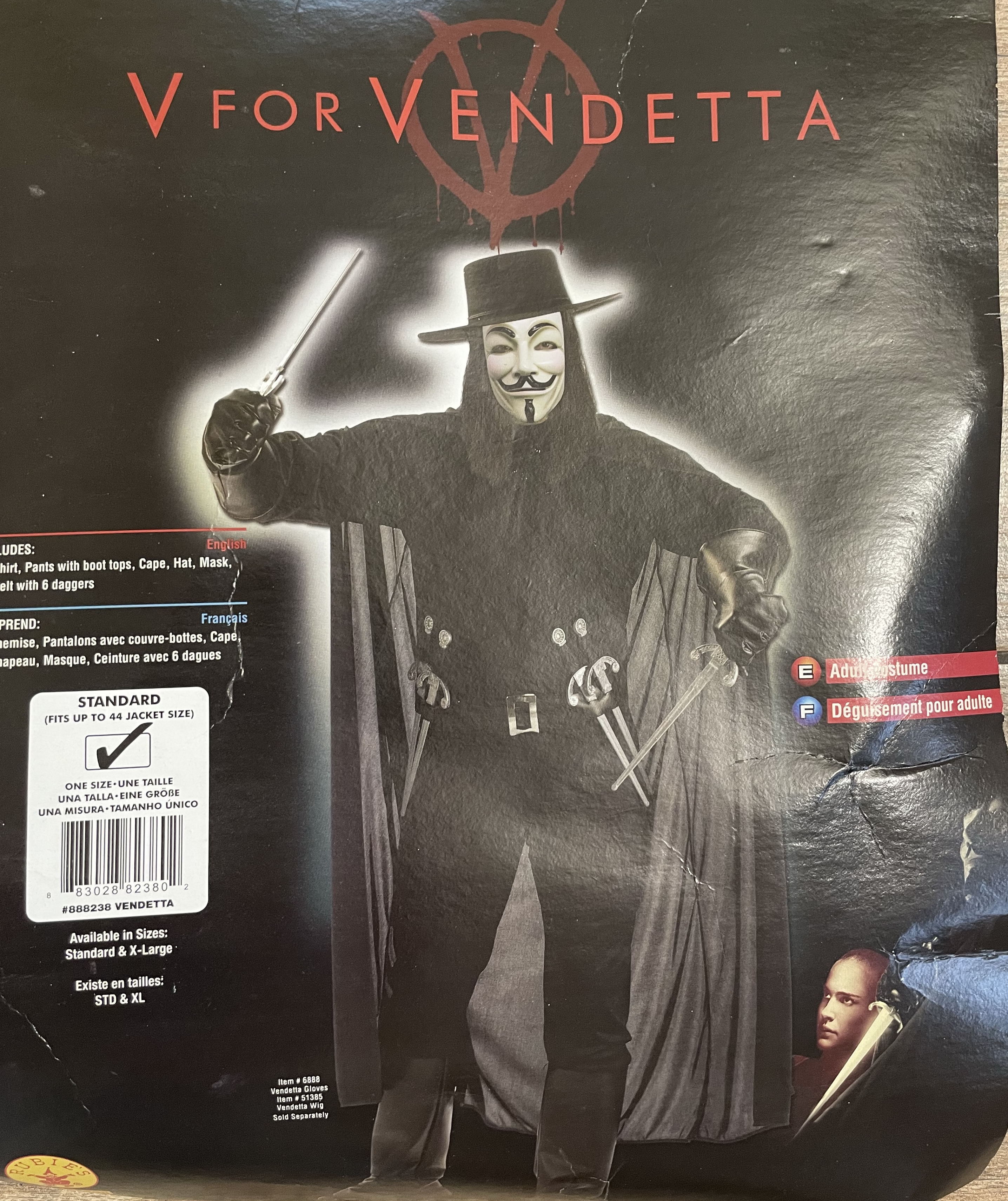 karnevalový kostým ZORO mstitel vel. M/