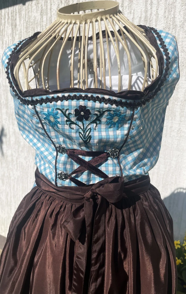 Dámské dirndl šaty, selský styl vel. XXS