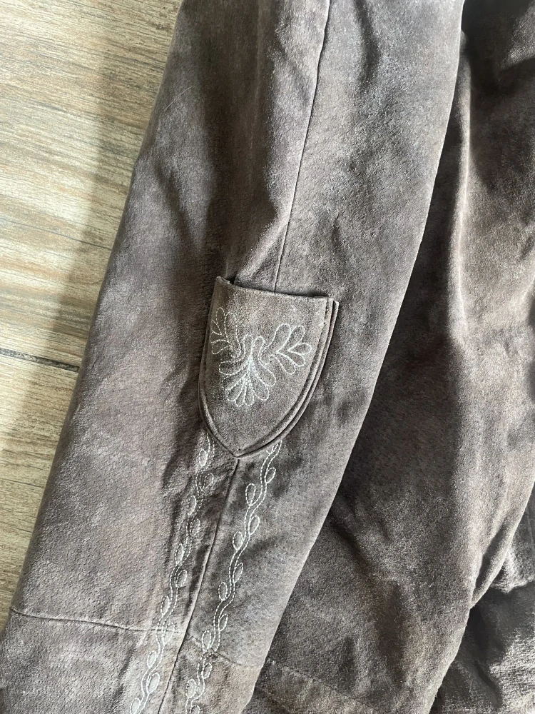 Pánské kožené dirndl kalhoty selský, country, western styl vel. XXL-3XL
