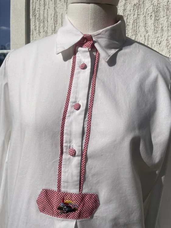 Dámská dirndl, selská, country košile halenka vel. 42