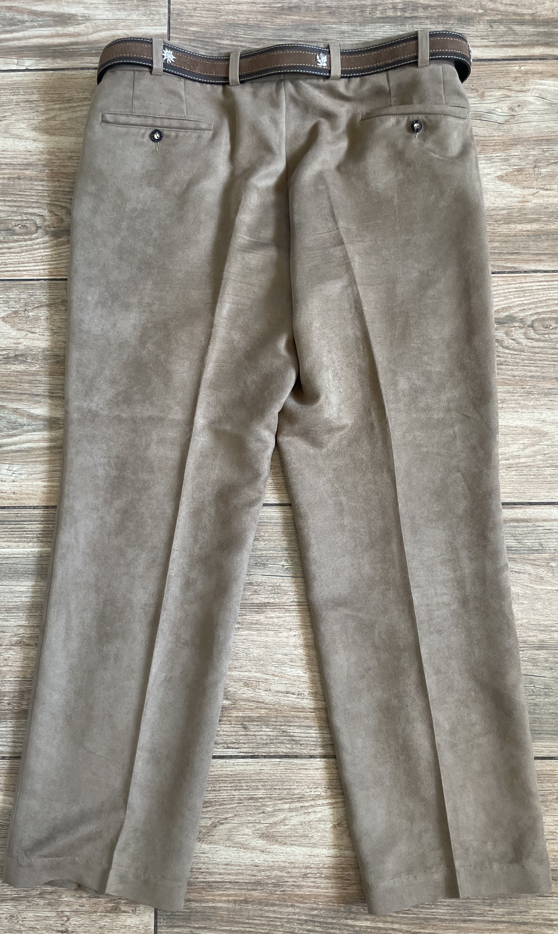 Pánské kalhoty s páskem selský styl vel. L/XL
