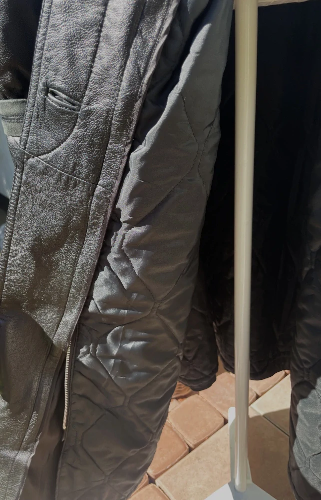 Dámský kožený kabát real retro vel. 40/42
