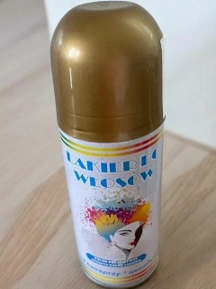 ZLATÁ barva na vlasy ve spreji