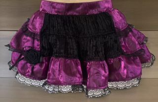 karnevalový kostým sukně PUNK, GOTHIC > 38