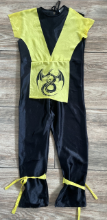 karnevalový KOSTÝM NINJA BOJOVNÍK***5-7 LET