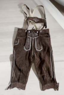 chlapecké DIRNDL kraťasy prostý hoch vel. 134