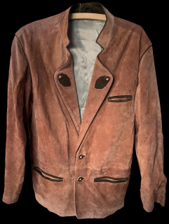 pánská kožená bunda selský styl vel. XL