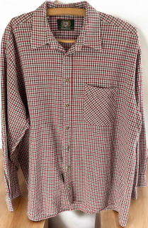 pánská košile v selském, country stylu vel. XXL