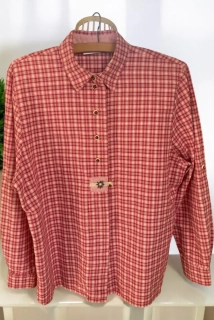 dámská bavlněná košile v selském, country stylu vel. M