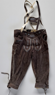 Karnevalový kostým dirndl kraťasy selské, prostý hoch vel. 140