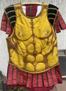 Karnevalový divadelní kostým římský voják, bojovník / gladiator vel. M