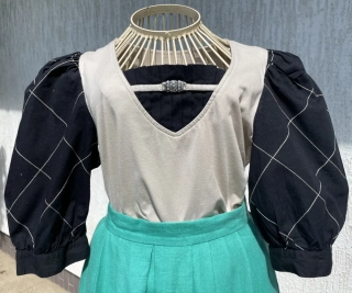 Dámská halenka v dobovém, selském, dirndl stylu vel. 42