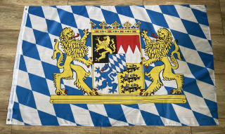 Bavorská vlajka se znakem Octoberfest