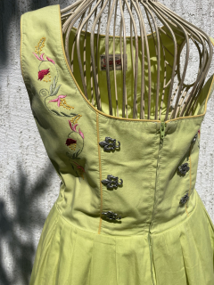 Dámské dirndl šaty selský styl vel. 38