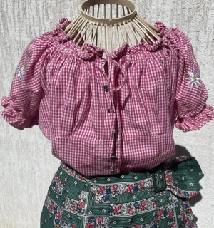 Dámská halenka v selském, country, western stylu vel. 40