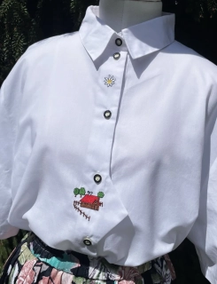 Dámská košile / halenka v selském, country stylu vel. 46